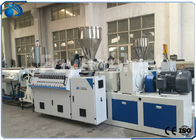 Machine en plastique de fabrication de tuyau de PVC de double vis, machine en plastique d'extrusion de feuille