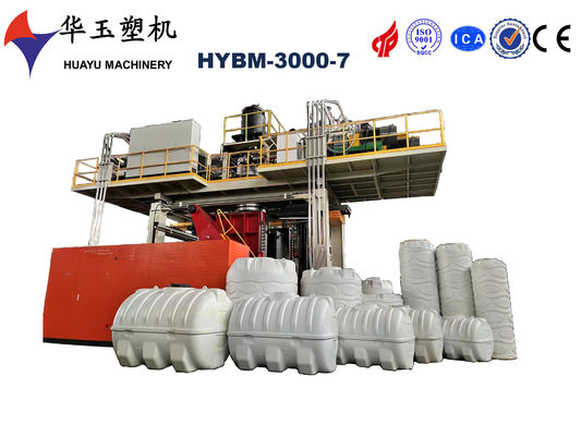 Huayu nouveau type 3000L-7 couches de réservoir d'eau en plastique machine de soufflage