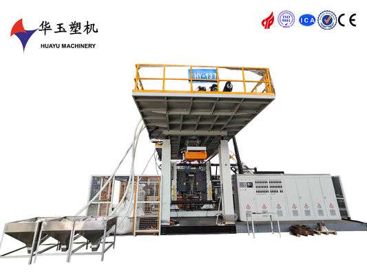 Machine de moulage par soufflage d'accumulateur de 180 kg, ingénierie de précision pour la production de fûts en plastique de 500 à 2000L