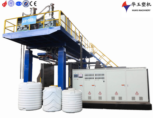 Machine de moulage par soufflage à 6 couches de 2000L, grande cuve à eau entièrement automatique
